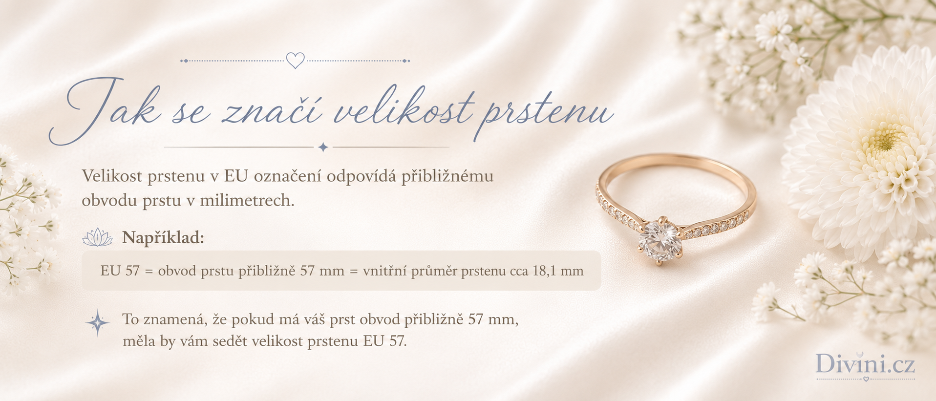 Jak se značí velikost prstenu v EU označení