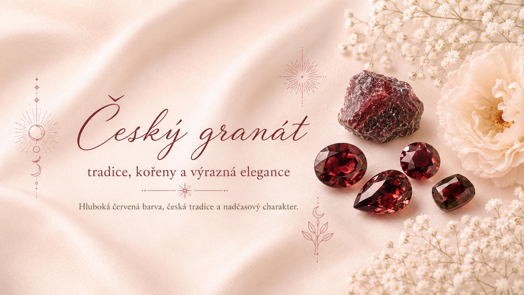 Český granát jako symbol tradice, kořenů a výrazné elegance
