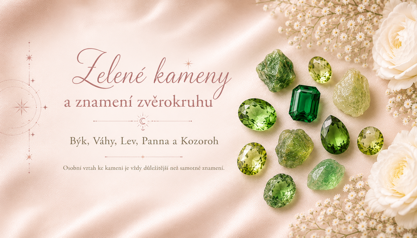 Zelené kameny a znamení zvěrokruhu